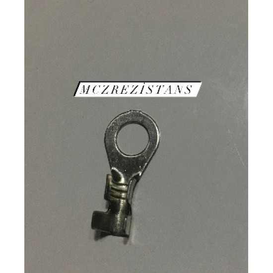 KROM BÜYÜK TOPRAKLAMA DELİKLİ SOKET {6mm} { Bir paket 250 adettir} KROM BÜYÜK TOPRAKLAMA DELİKLİ SOKET {6mm} { Bir paket 250 adettir}