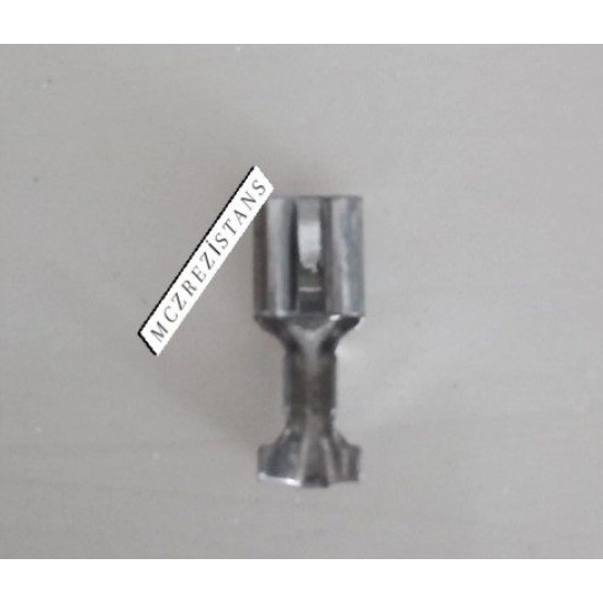KROM KÜÇÜK DİŞİ SOKET {4.8 mm} {Bir paket 250 adettir} KROM KÜÇÜK DİŞİ SOKET {4.8 mm} {Bir paket 250 adettir}